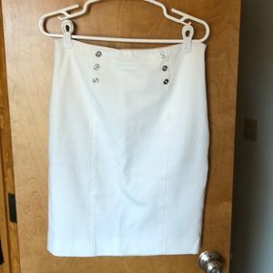 2/$40 White House Black Market winter wht skirt